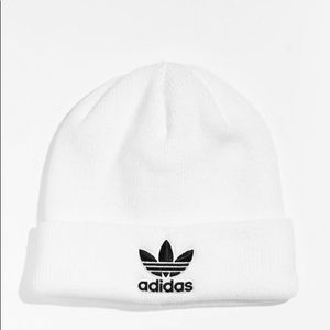 WHITE ADIDAS BEANIE